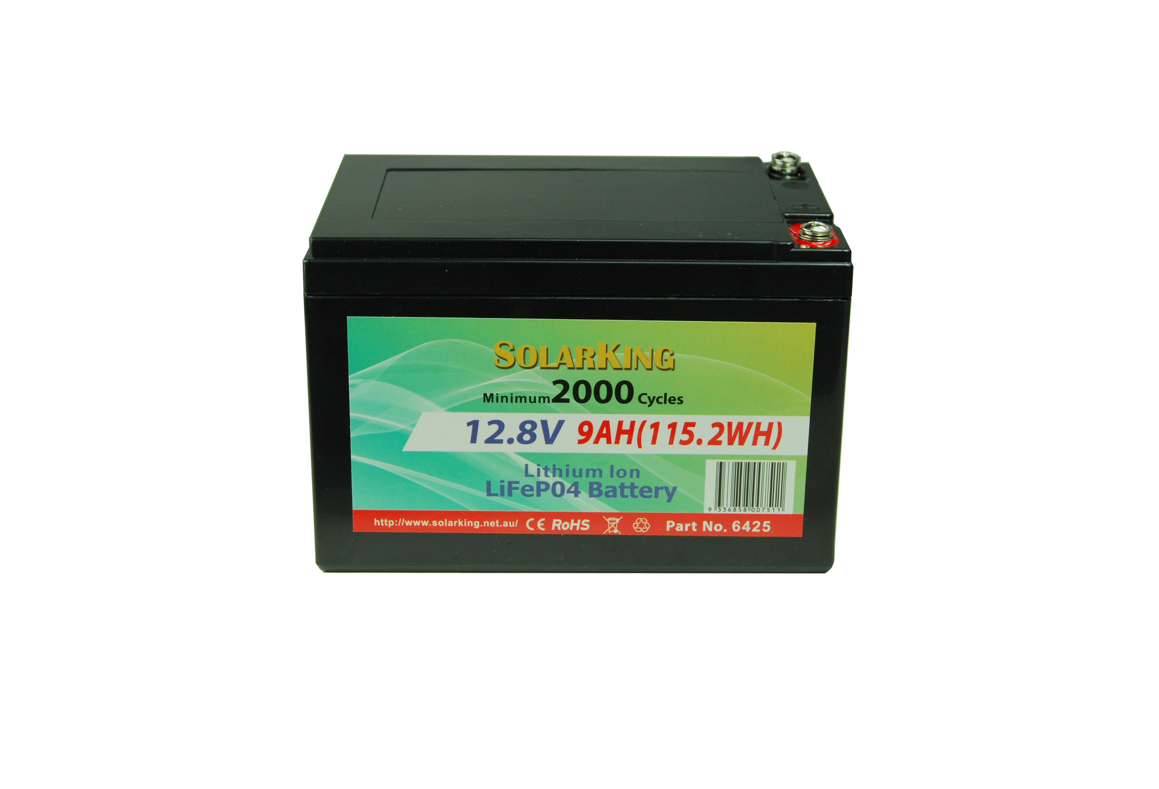 9AH Lithium LiFe PO4 SolarKing Battery - LB-9-12-10